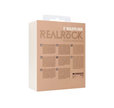 RealRock - Realistyczne dildo z jądrami 15 cm